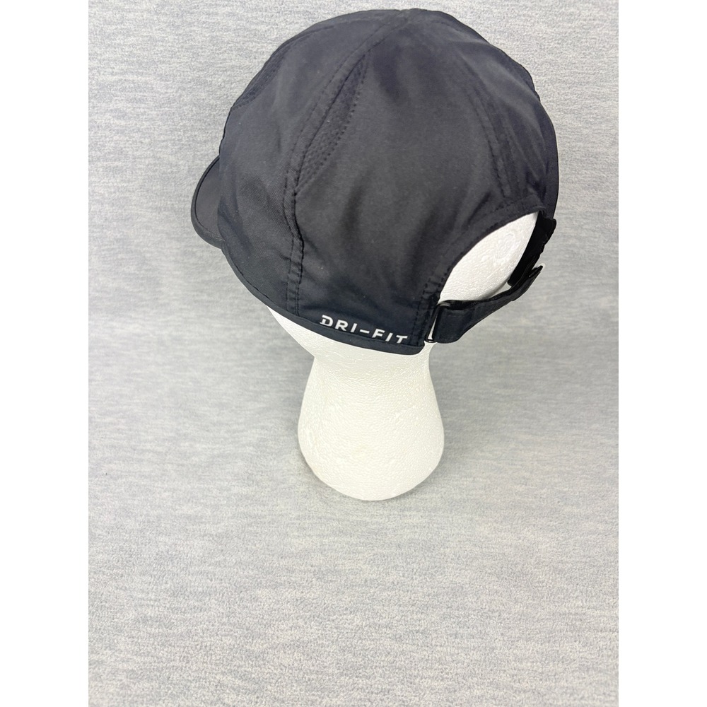 Nike Featherlight Dri-FIT Running Hat Mens Black Lightweight Swoosh - Picture 6 of 9